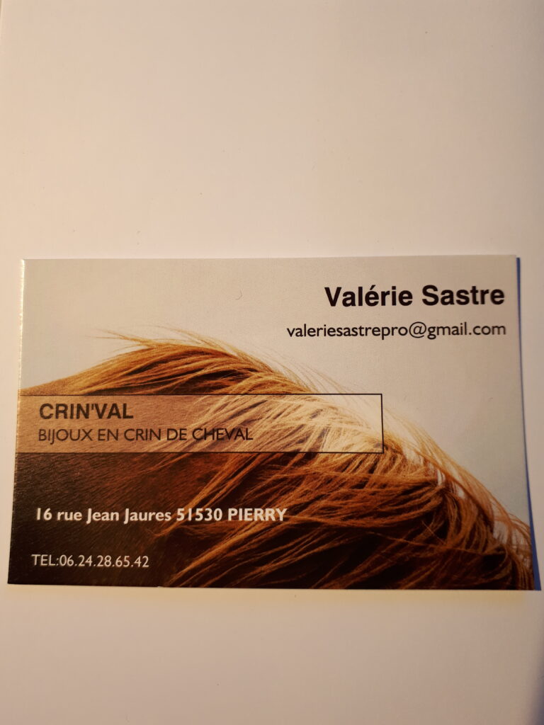 Création de CRIN&rsquo;VAL Valerie SASTRE